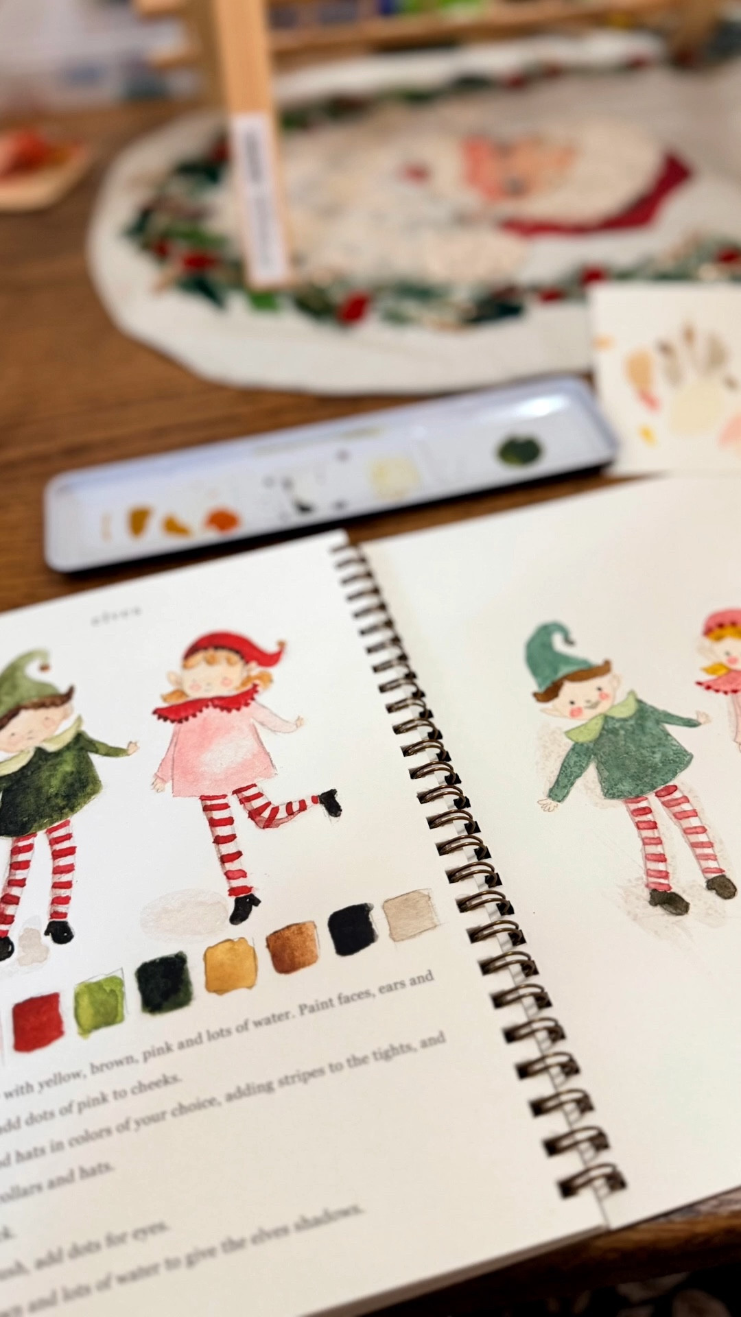 Another day, another Emily Lex watercolor 🎨✨
I’m working my way through the Christmas workbook and it’s the most calming little hobby. My plan is to frame these and create a holiday gallery wall in my kitchen (can’t wait to share! 🎄).

Beginner-friendly, relaxing, and such a great gift idea — from preteens to grandmas like me. Linked the workbook, paints, and brushes so you can grab everything you need. 🤍

Follow @bessieandcompany for more little everyday moments from our Georgia garden, plus Southern recipes, cozy home, and holiday inspo. 🤍

#watercolorworkbook #watercolorbeginner #christmaswatercolor #christmasactivity #creativehobbies #easyholidaycrafts #christmasgiftideas #giftideasforher #giftideasforteens #artsandcraftsprojects #simplecraftideas #holidayhomeideas #kitchenwallart #diywallart #holidaydecor2025 #cozywinterideas #winteractivitiesathome #relaxingathome #mindfulmoments #southernlifestyle #bessieandcompany #carnationnation #southernrootsmodernplates #livingthedash

#LTKHoliday #LTKGiftGuide #LTKSeasonal