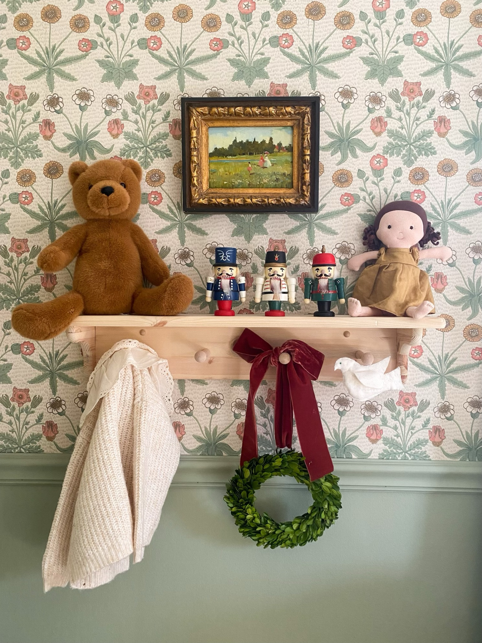 Where the treetops glisten and children (kind of 🙃) listen…” 🎄 #celesteandpearl 

#LTKHoliday #LTKhome #LTKSeasonal