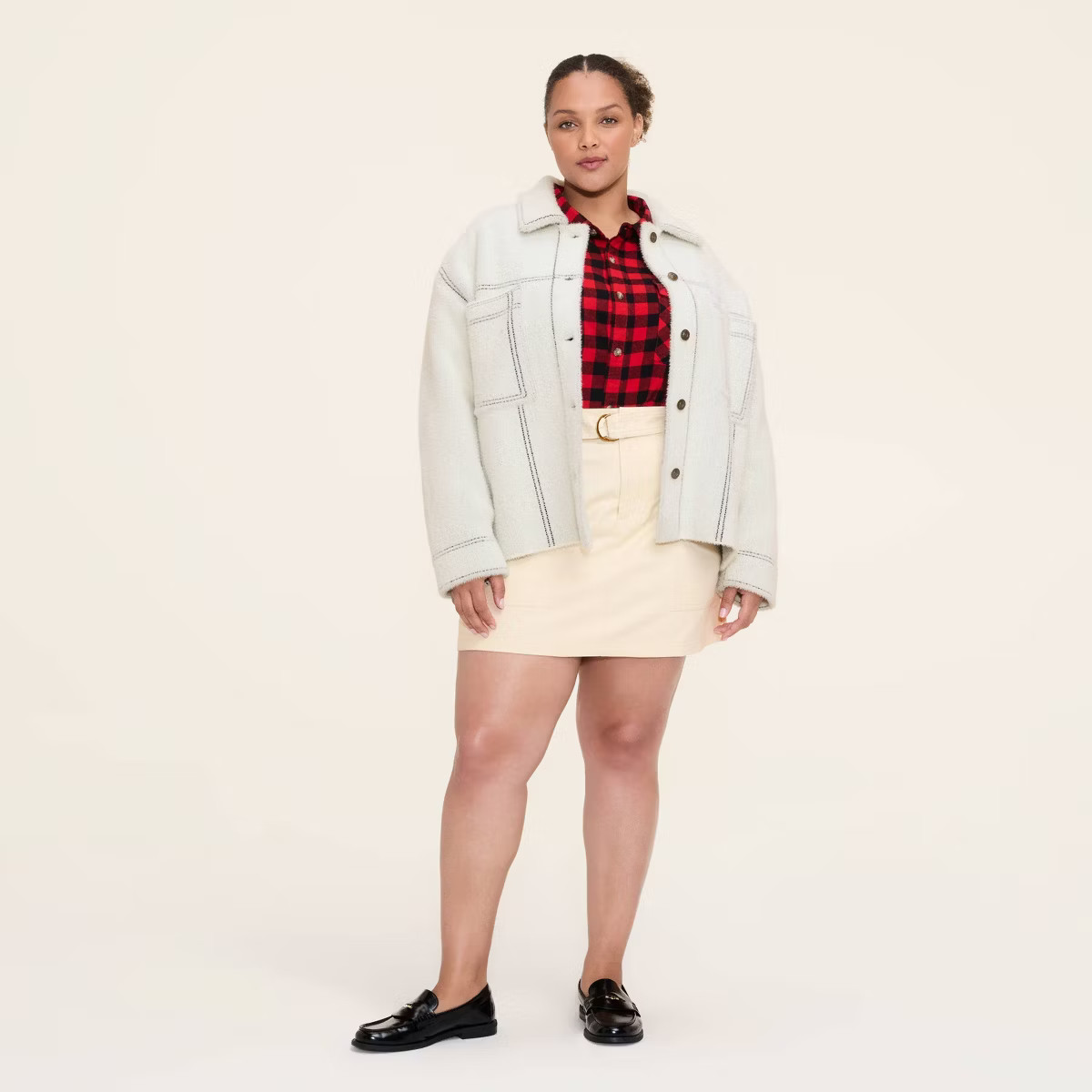 Women's Shacket - Woolrich x Target Cream | Target