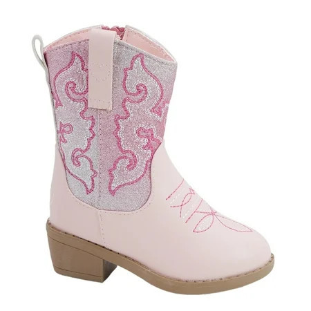 Pawz Little & Big Girls Glitter Western Boots | Walmart (US)