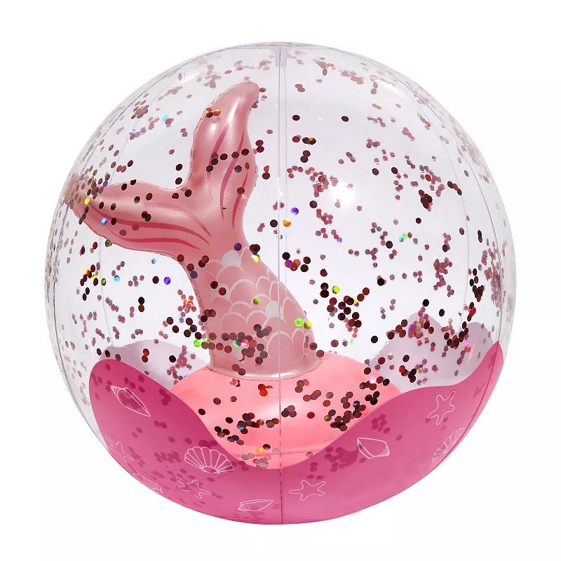 Coconut Grove 3D Inflatable Beach Ball - Pearl the Mermaid | Kohl's