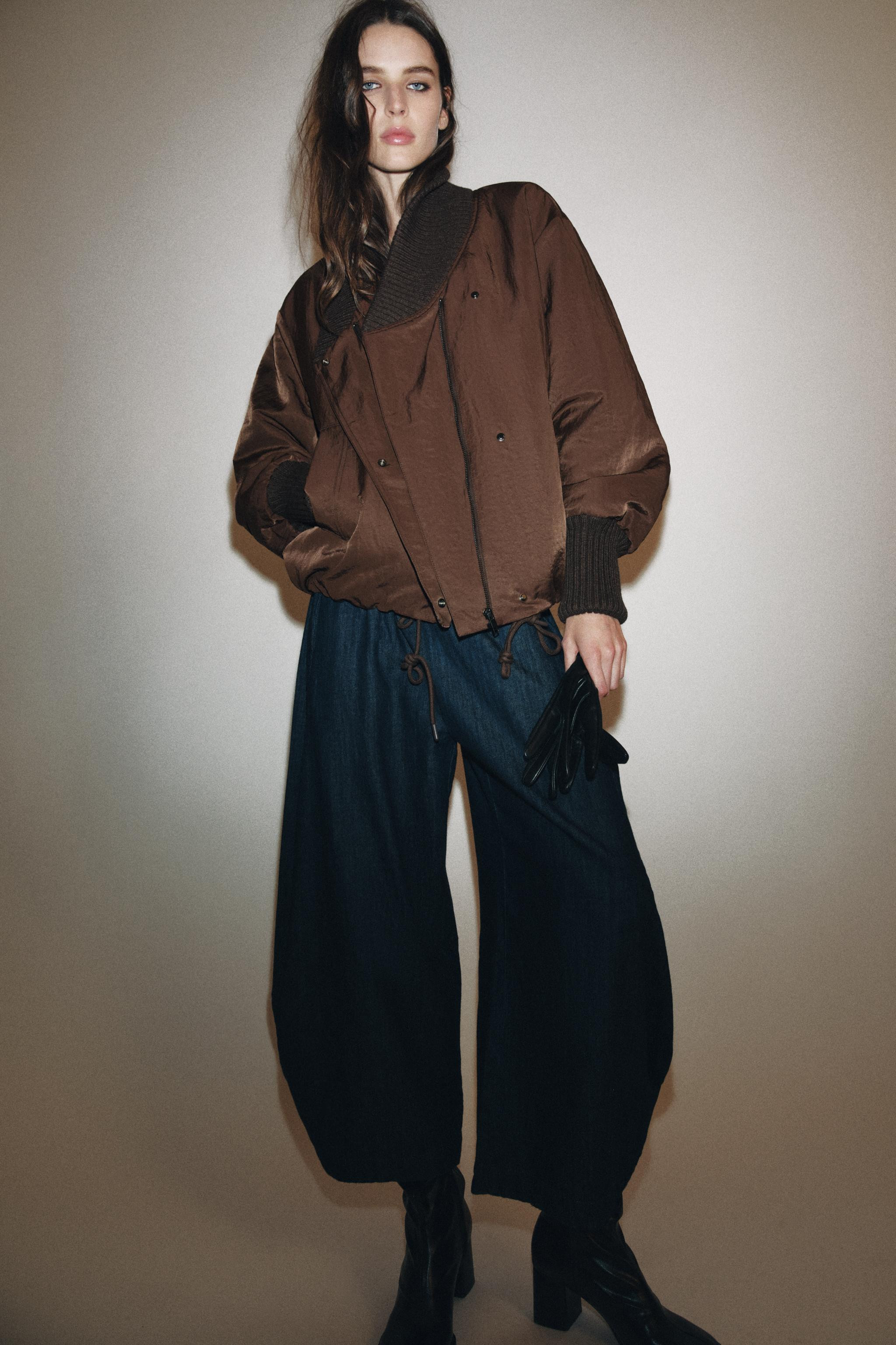 ZW COLLECTION RIBBED JACKET | Zara UK