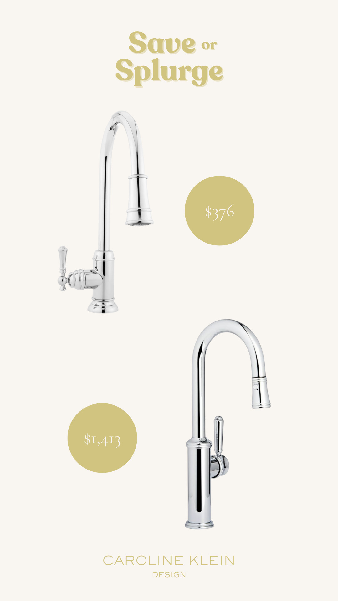 Save or Splurge: Chrome Pull-Down Faucet 

 #LTKHome