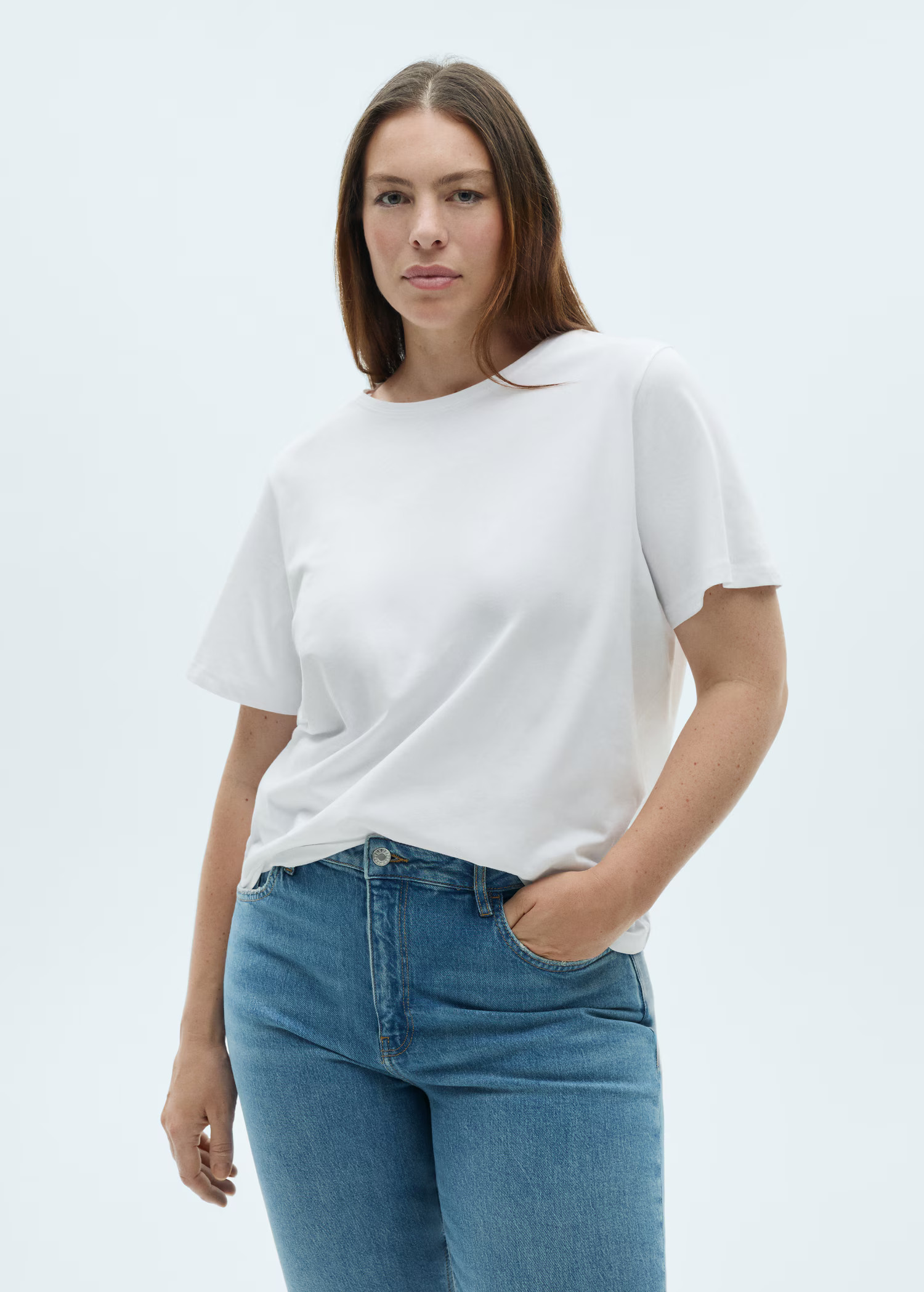 Short-sleeved cotton t-shirt | Mango (US/MX/AU)