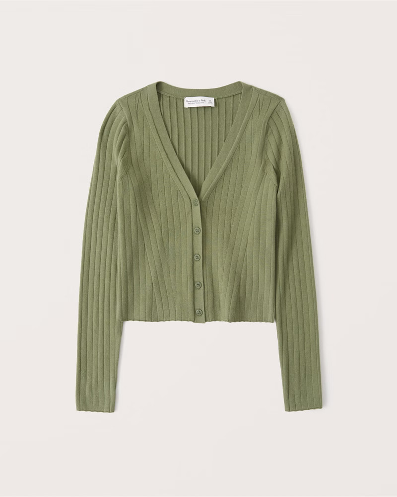 LuxeLoft Slim Cardigan | Abercrombie & Fitch (US)