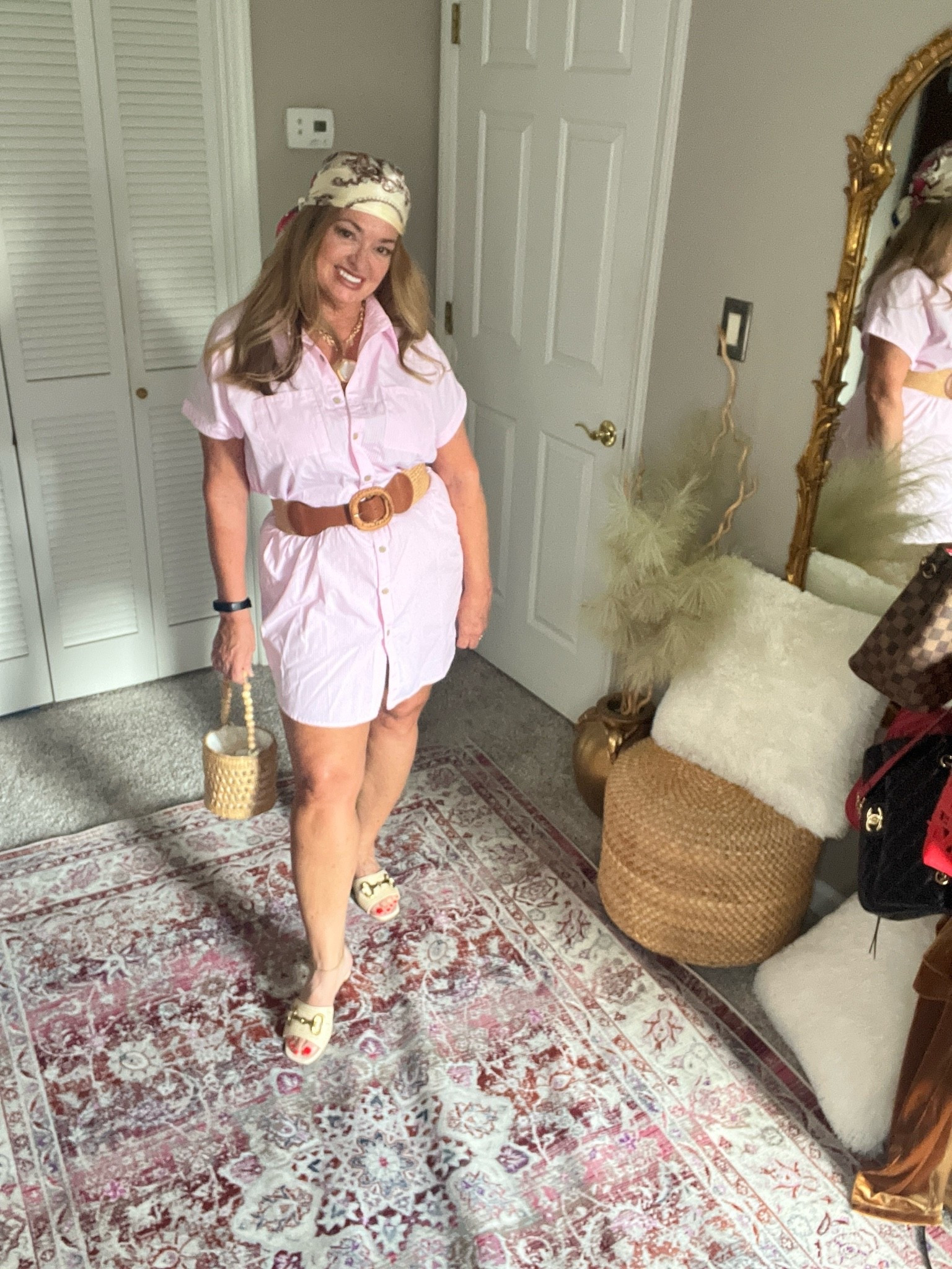 Coastal chic in a shirt dress. Classic style.?

#LTKdayinmylife #LTKWorkwear #LTKOver40