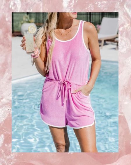 Pink Terry Cloth Romper

#fallfavorites #LTKbacktoschool #fallfashion #vacationdresses #resortdresses #resortwear #resortfashion #summerfashion #summerstyle #LTKseasonal #rustichomedecor #liketkit #highheels #Itkhome #Itkgifts #Itkgiftguides #springtops #summertops #Itksalealert
#LTKRefresh #fedorahats #bodycondresses #sweaterdresses #bodysuits #miniskirts #midiskirts #longskirts #minidresses #mididresses #shortskirts #shortdresses #maxiskirts #maxidresses #watches #backpacks #camis #croppedcamis #croppedtops #highwaistedshorts #highwaistedskirts #momjeans #momshorts #capris #overalls #overallshorts #distressesshorts #distressedieans #whiteshorts #contemporary #leggings #blackleggings #bralettes #lacebralettes #clutches #crossbodybags #competition #beachbag #halloweendecor #totebag #luggage #carryon #blazers #airpodcase #iphonecase #shacket #jacket #sale #under50 #under100 #under40 #workwear #ootd #bohochic #bohodecor #bohofashion #bohemian #contemporarystyle #modern #bohohome #modernhome #homedecor #amazonfinds #nordstrom #bestofbeauty #beautymusthaves #beautyfavorites #hairaccessories #fragrance #candles #perfume #jewelry #earrings #studearrings #hoopearrings #simplestyle #aestheticstyle #designerdupes #luxurystyle #bohofall #strawbags #strawhats #kitchenfinds #amazonfavorites #bohodecor #aesthetics #blushpink #goldjewelry #stackingrings #toryburch #comfystyle #easyfashion #vacationstyle #goldrings #fallinspo #lipliner #lipplumper #lipstick #lipgloss #makeup #blazers #LTKU #primeday #StyleYouCanTrust #giftguide #LTKRefresh #LTKSale
#LTKHalloween #LTKFall #fall #falloutfits #backtoschool #backtowork #LTKGiftGuide #amazonfashion #traveloutfit #familyphotos #liketkit #trendyfashion #fallwardrobe #winterfashion #christmas #holidayfavorites #LTKseasonal #LTKHalloween #boots #gifts #aestheticstyle #comfystyle #cozystyle #LTKcyberweek #LTKCon #throwblankets #throwpillows #ootd #LTKcyberweek #LTKSale #StyledContent #countryconcert #taylorswifterastour #ootd #LTKxNSale
#Itksalealert #YPB #abercrombie #abercrombie&fitch #ypbfitness #a&fsale #activewear

#LTKFindsUnder50 #LTKSeasonal #LTKSummerSales