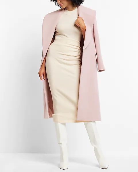 Shawl Lapel Wrap Coat | Express