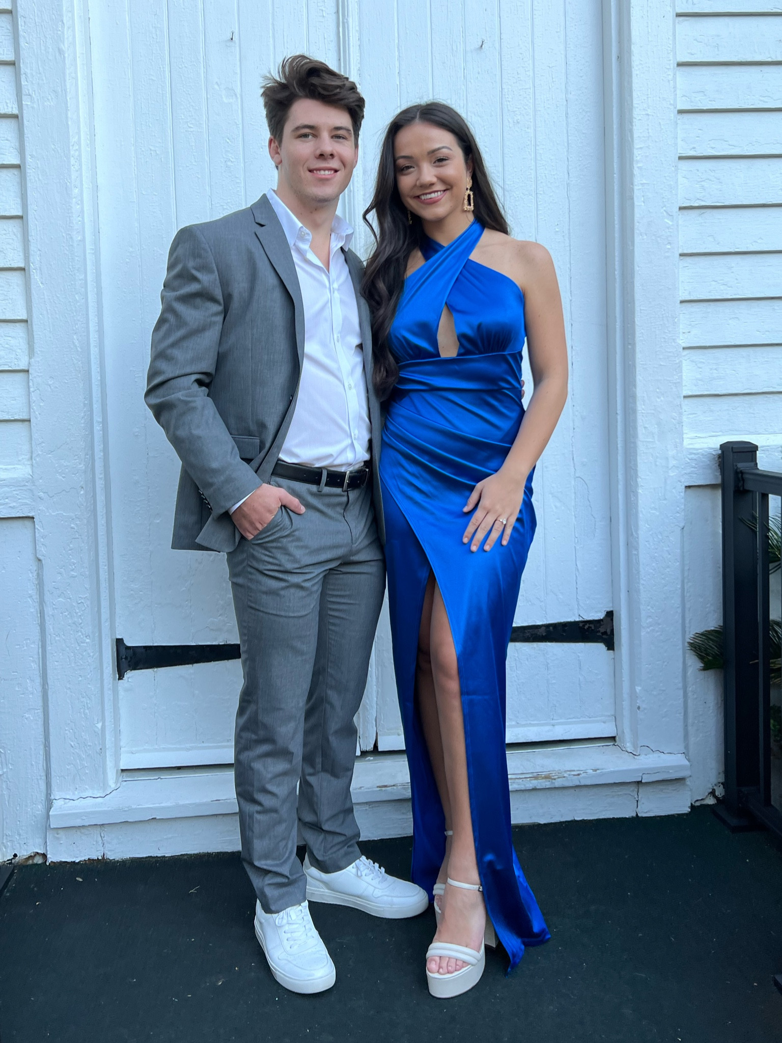 Loved this Windsor dress, such a pretty neckline and a beautiful blue color! Perfect for a coastal wedding 💙  Heels remain my fav from Steve Madden 

#LTKunder100 #LTKwedding #LTKfit