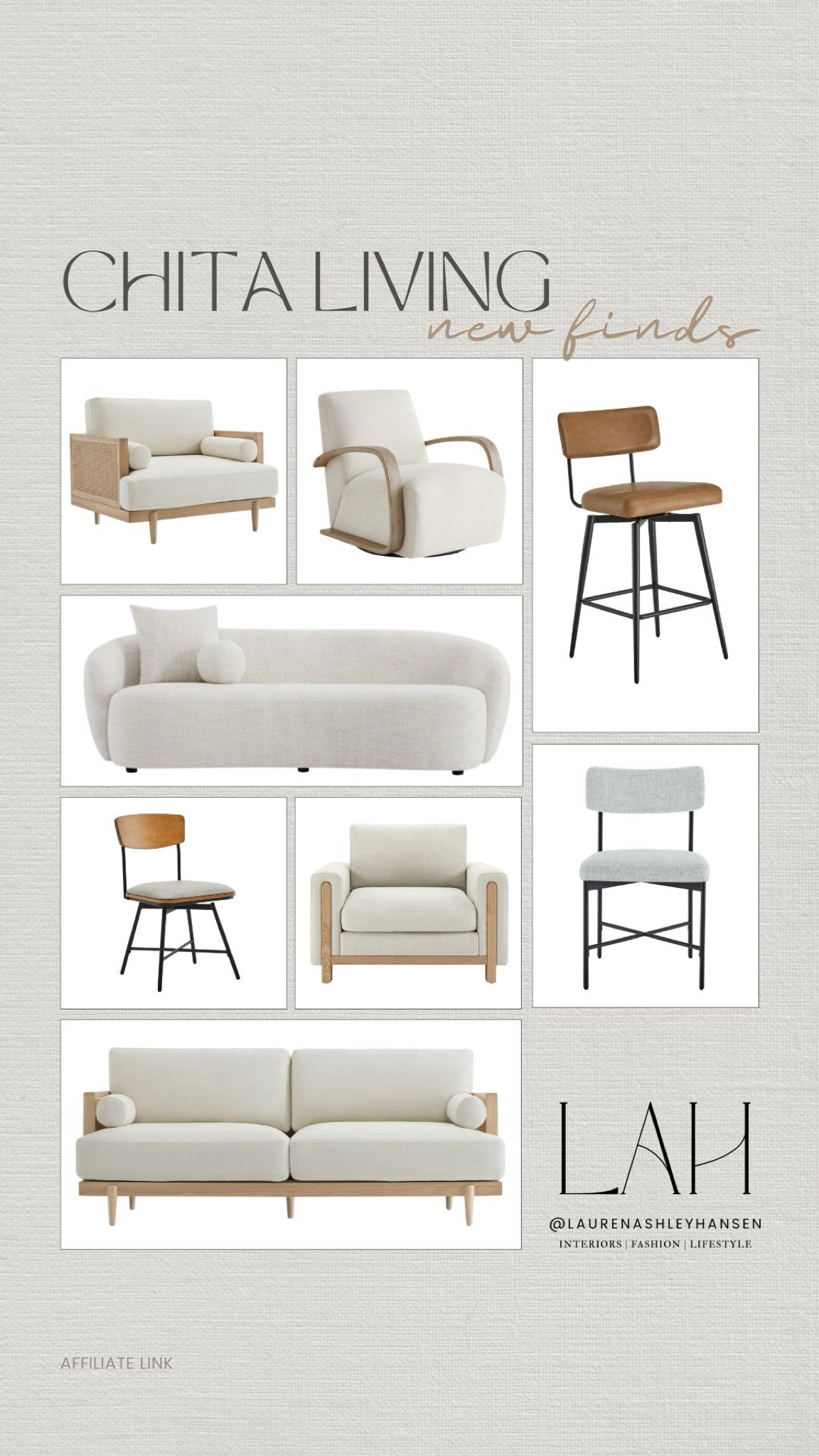 I’m obsessing over these new Chita Living home finds! The texture on these accent chairs and sofas is so pretty, and I love all the wood accents! We just added this modern curved sofa to our back room! 

#LTKHome #LTKStyleTip
