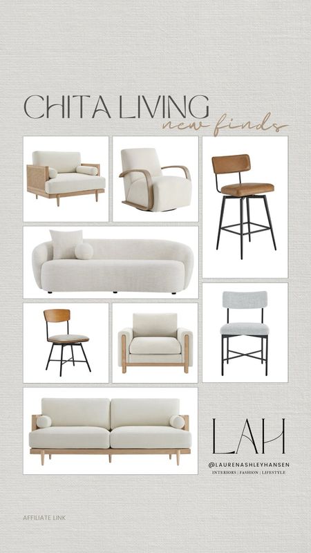 I’m obsessing over these new Chita Living home finds! The texture on these accent chairs and sofas is so pretty, and I love all the wood accents! We just added this modern curved sofa to our back room! 

#LTKHome #LTKStyleTip