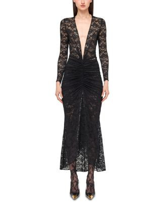 Nelli Lace Plunge Neck Dress | Bloomingdale's (US)