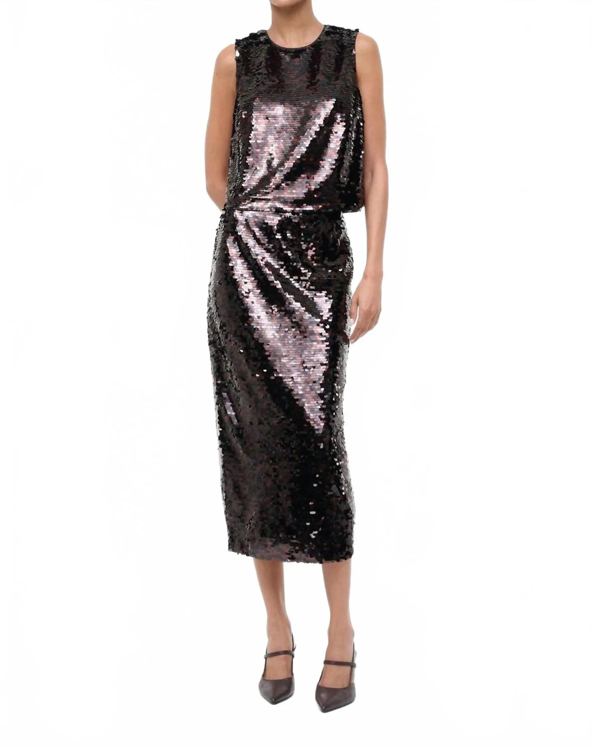 Ciara Skirt In Espresso Black | Shop Simon