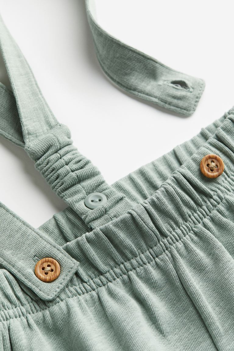 2-piece Cotton Set - Light green/striped - Kids | H&M US | H&M (US + CA)