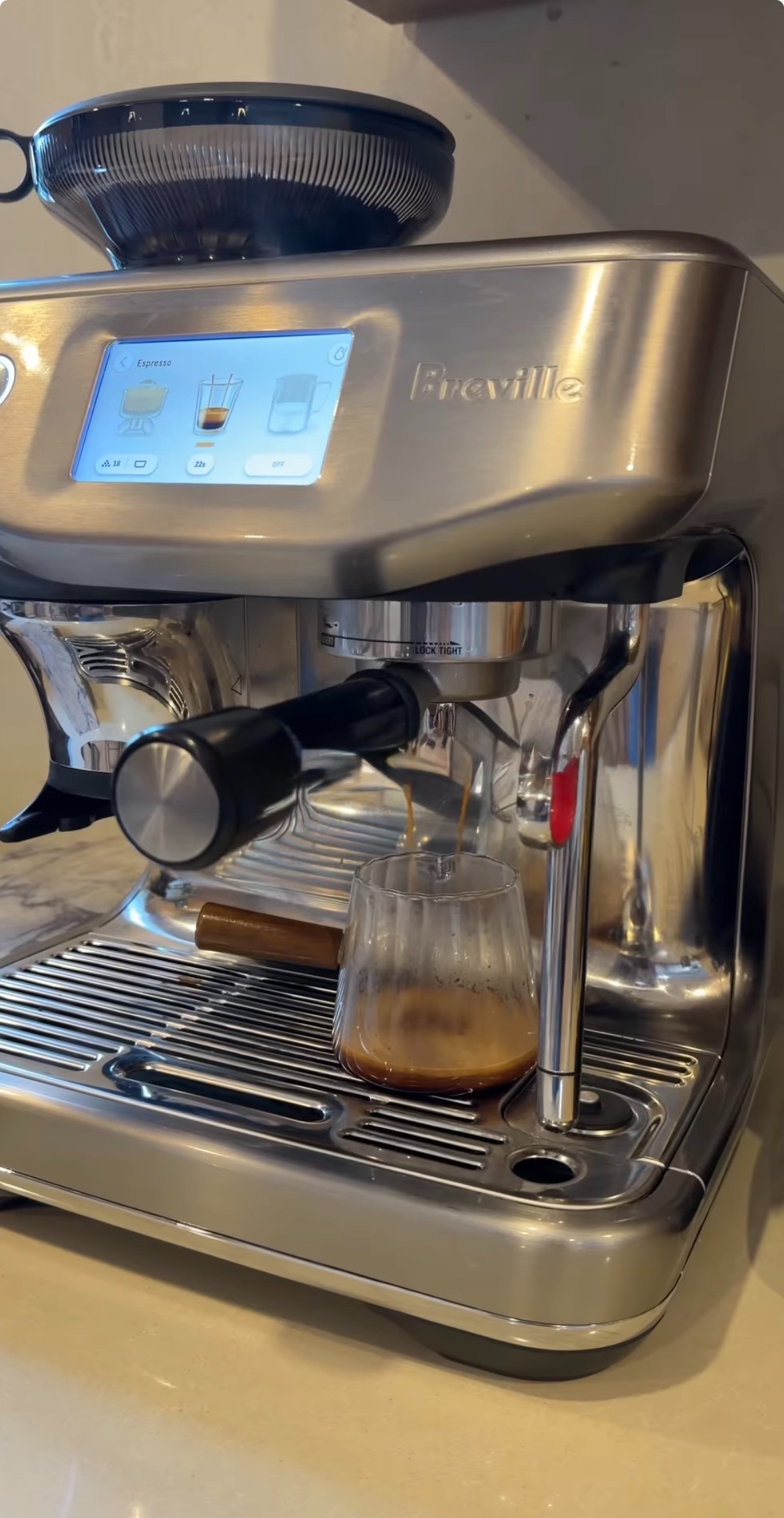 This espresso machine has become an essential in my morning routine ☕️ 

 #LTKdayinmylife #LTKmorningroutine #LTKHome