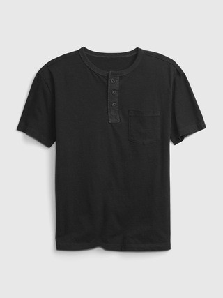 Kids Pocket Henley T-Shirt | Gap (US)