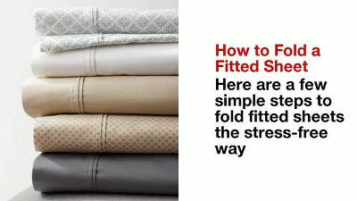 Microstripe Printed Organic Sheet Set - Hearth & Hand™ with Magnolia | Target