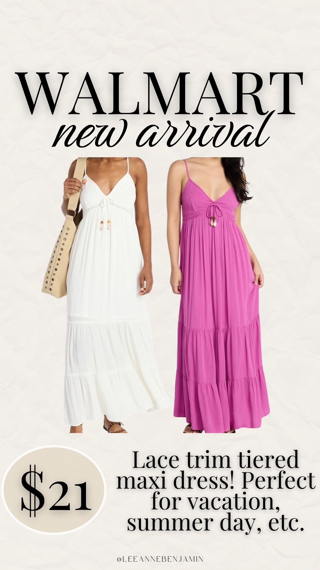 Lace trim tiered maxi dress from Walmart!

#LTKootd #LTKSaleAlert #LTKSeasonal