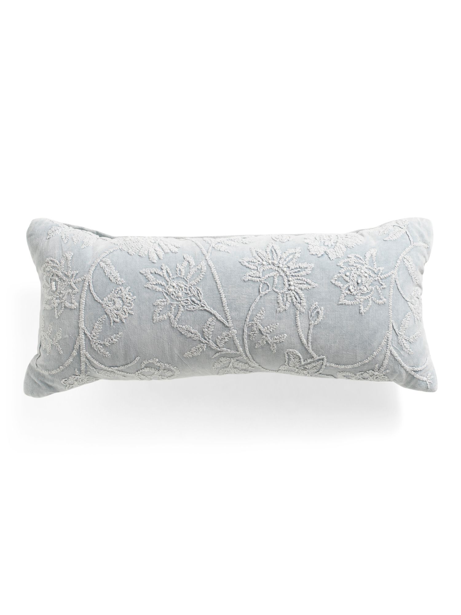 12x28 Jacobean Garden Velvet Pillow | TJ Maxx