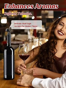 Skull Wine Aerator Pourer Spout, Olive Oil Liquor Bottle Pourers Skull Wine Decanter, Dark Grey P... | Amazon (US)
