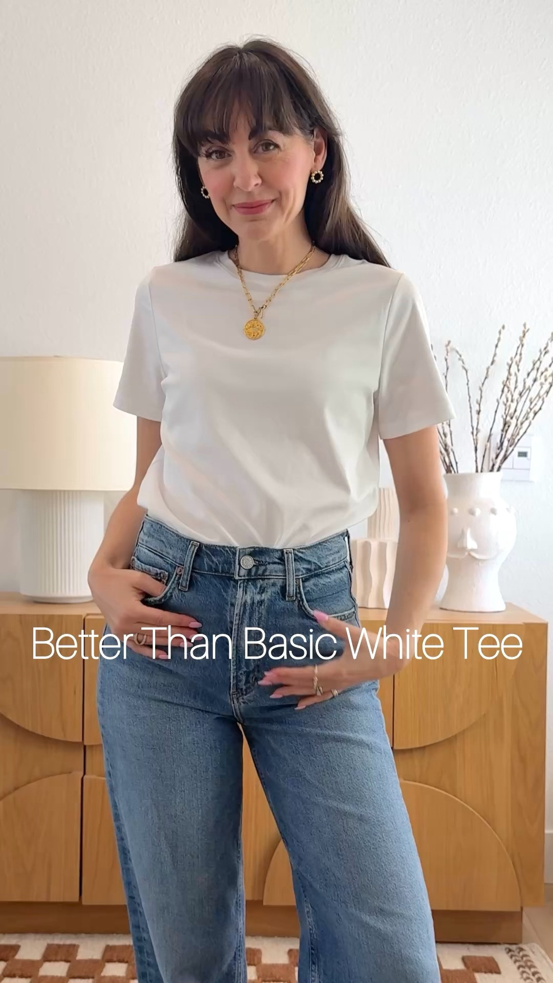 You Don’t Need a New Wardrobe. You Need Better Basics.

Most closets aren’t missing clothes.
They’re full of the wrong basics.

I’m in my 40s, and this is my edit of the four better-than-basic pieces stylish women over 40 actually rely on.

And if you picked up any of the 9 shoe trends I just shared?
These are the pieces backing them up.

Part 1 BETTER THAN BASIC WHITE TEE

Promo code JENNIFERXSPANX @Spanx 

I’m 5’4” aiE 32a and wearing an xs in all. 