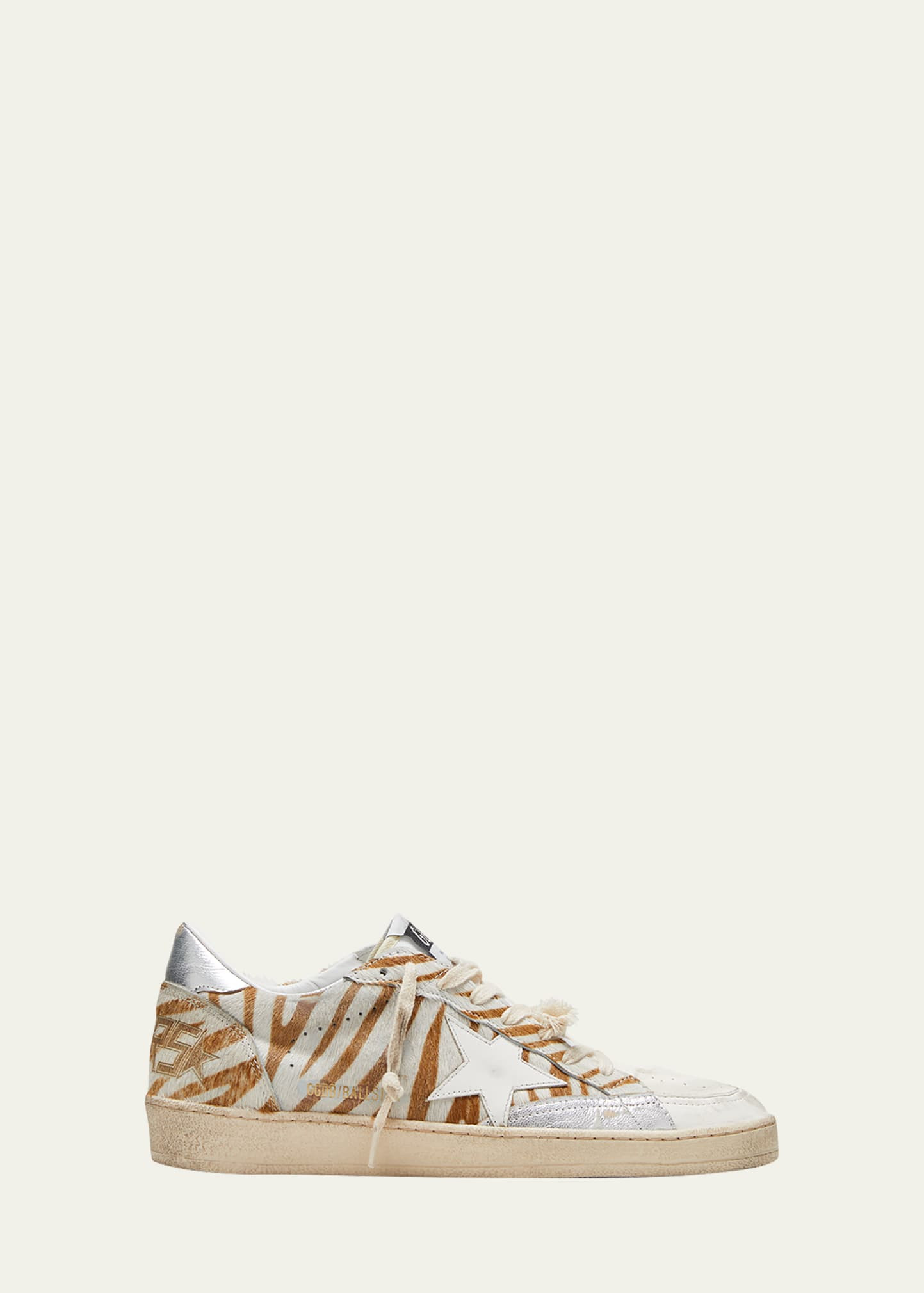 Ballstar Zebra Metallic Low-Top Sneakers | Bergdorf Goodman