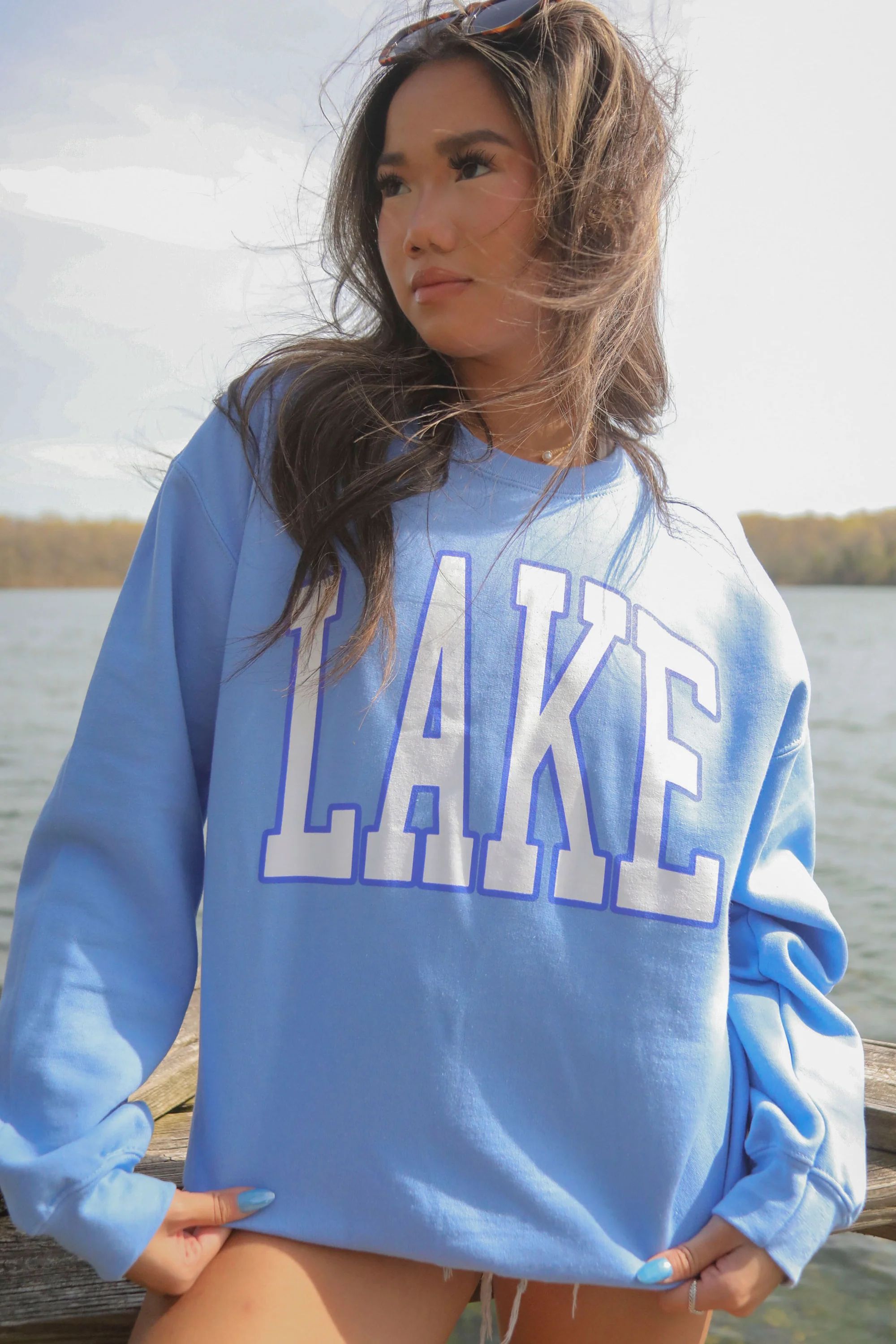 charlie southern: lake oversized sweatshirt | RIFFRAFF