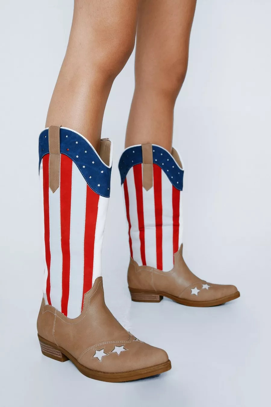 Faux Leather Vintage Western Boot | Nasty Gal (US)