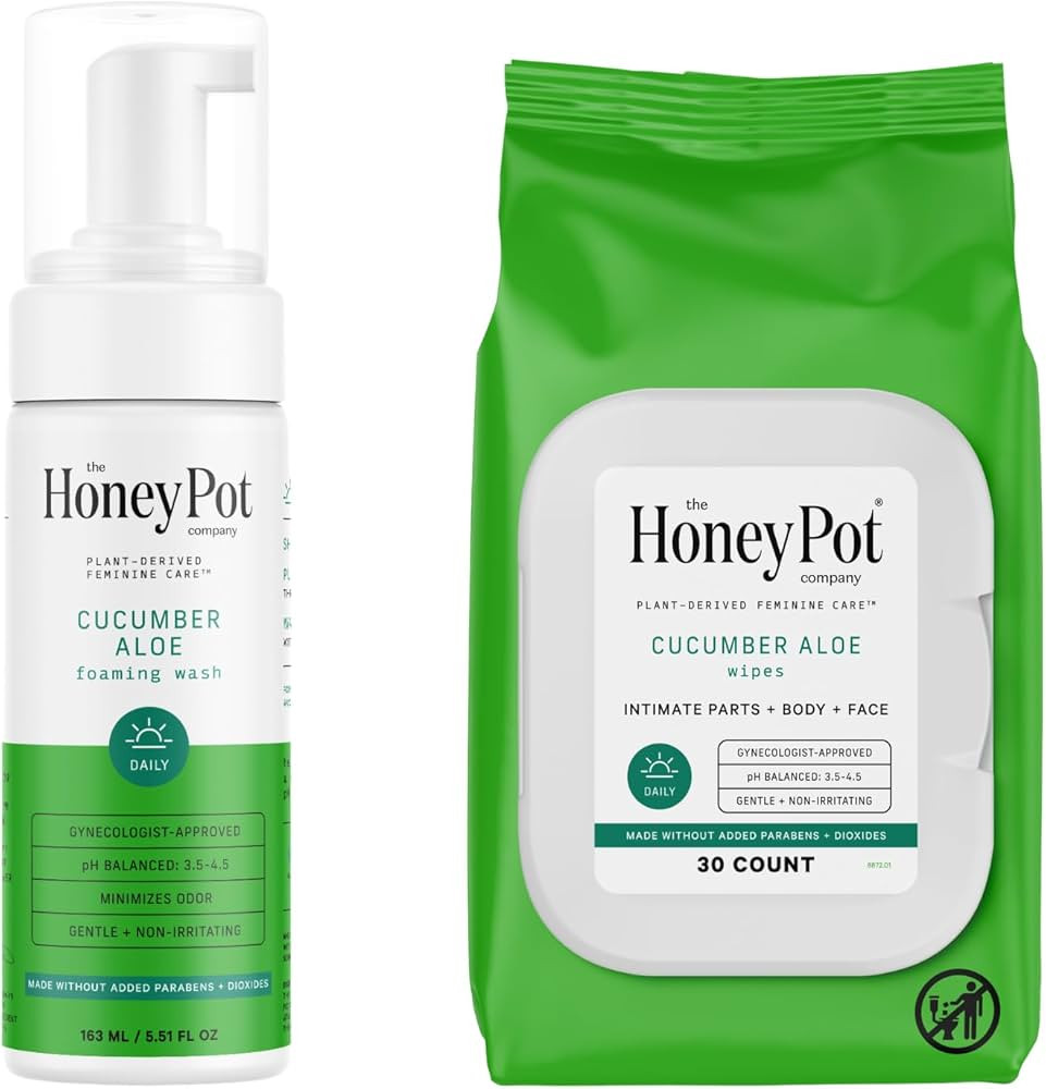 The Honey Pot Company - Feminine Wash & Feminine Wipe Bundle - Includes Ph Balance Feminine Wash ... | Amazon (US)