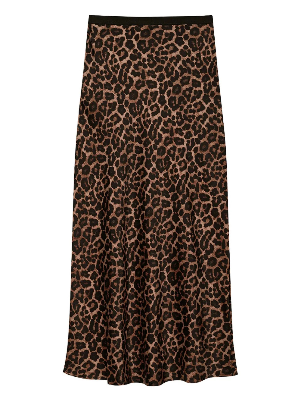 ANINE BING animal-print Silk Skirt | Brown | FARFETCH | Farfetch Global