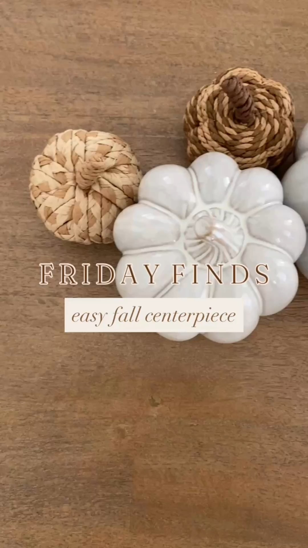 Friday Finds featuring the cutest little pumpkins — these make the perfect classic fall centerpiece that will last you through Thanksgiving!
#falldecor #homedecor #diningroom #diningtable 

#LTKHome #LTKFindsUnder50 #LTKSeasonal