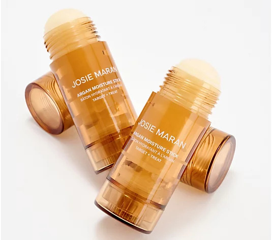 Josie Maran Argan Balm Hydrating Face Stick Duo | QVC
