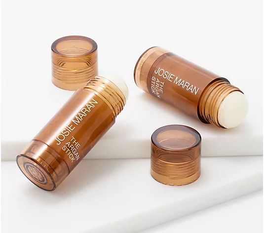 Josie Maran Argan Balm Hydrating Face Stick Duo | QVC