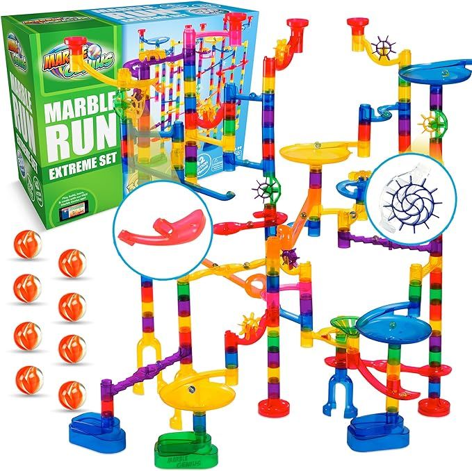 Marble Genius Marble Run (300 Complete Pieces) Maze Track or Race Games for Kids Ages 4-8, for Ad... | Amazon (US)
