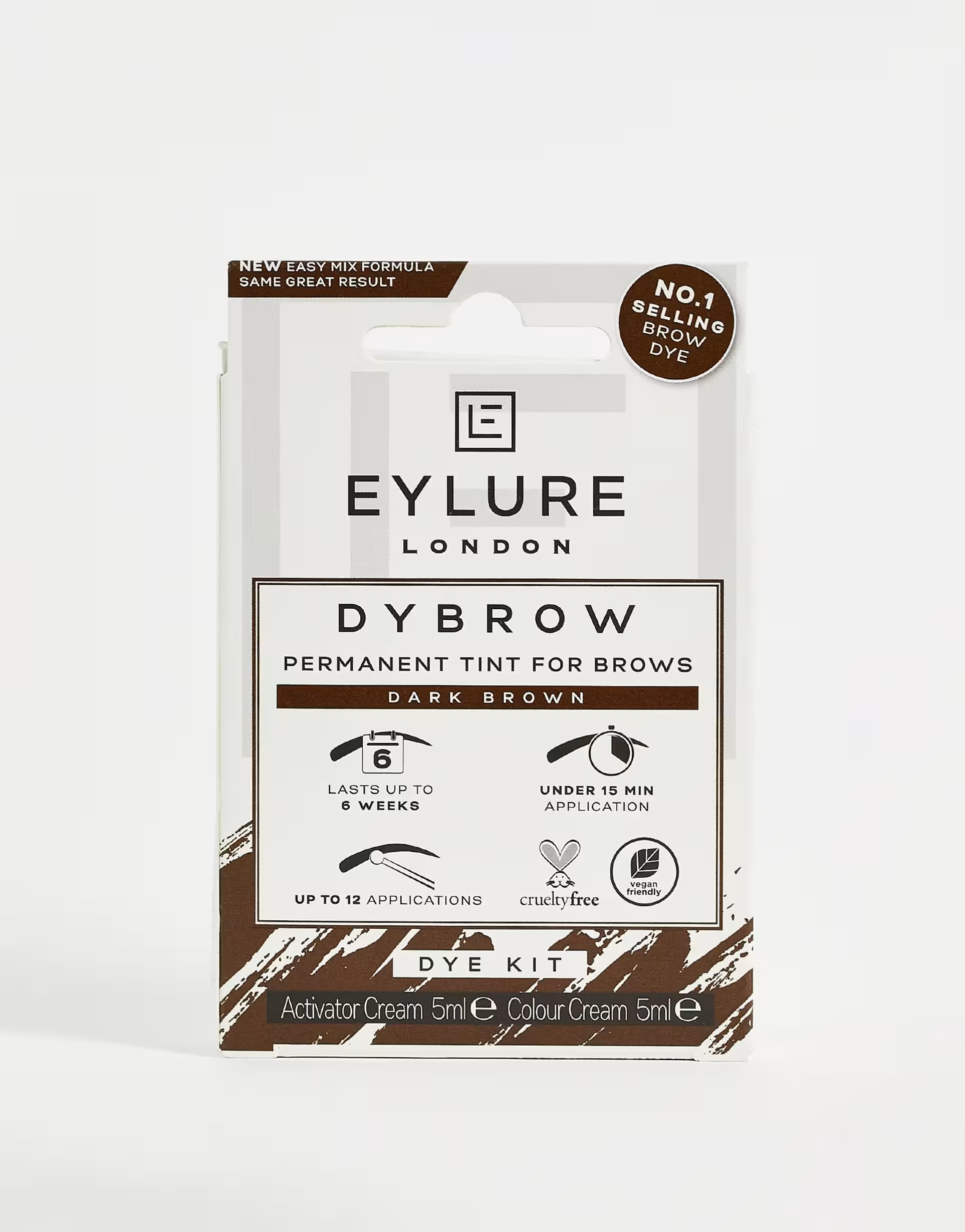 Eylure Brow-Pro Dybrow Eyebrow Tint - Dark Brown | ASOS (Global)