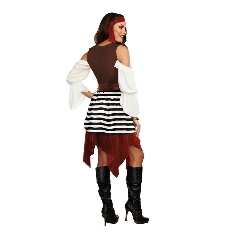 High Seas Beauty Women’s Medium Pirate Halloween Costume | Walmart (US)