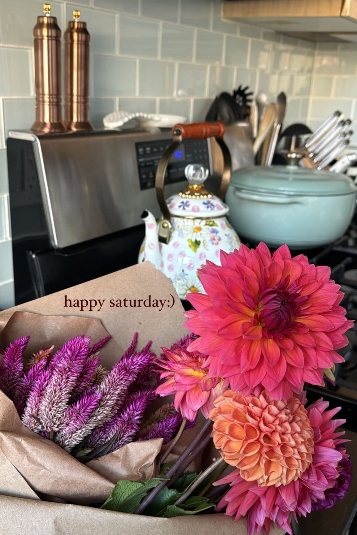 Kitchen things- tea kettle, Dutch oven, salt and pepper shakers, Amazon knife set 

#LTKHome