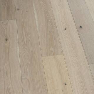 Marshalls French Oak 1/2 in. T x 7.5 in. W Tongue & Groove Wire Brushed Engineered Hardwood Floor... | The Home Depot