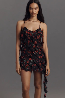 Endless Rose V-Neck Ruffle Mini Dress | Anthropologie (US)