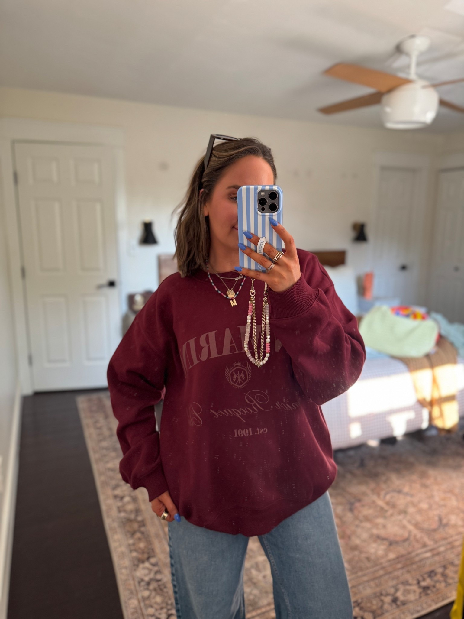 Obsessed with this sweatshirt and hope it restocks - the color is so good for fall! Live in comfys and definitely gravitated towards that this year. In a size L! 

Nordstrom anniversary sale, oversized sweatshirt, n sale, baggy jeans 

#LTKFindsUnder50 #LTKSaleAlert #LTKSeasonal