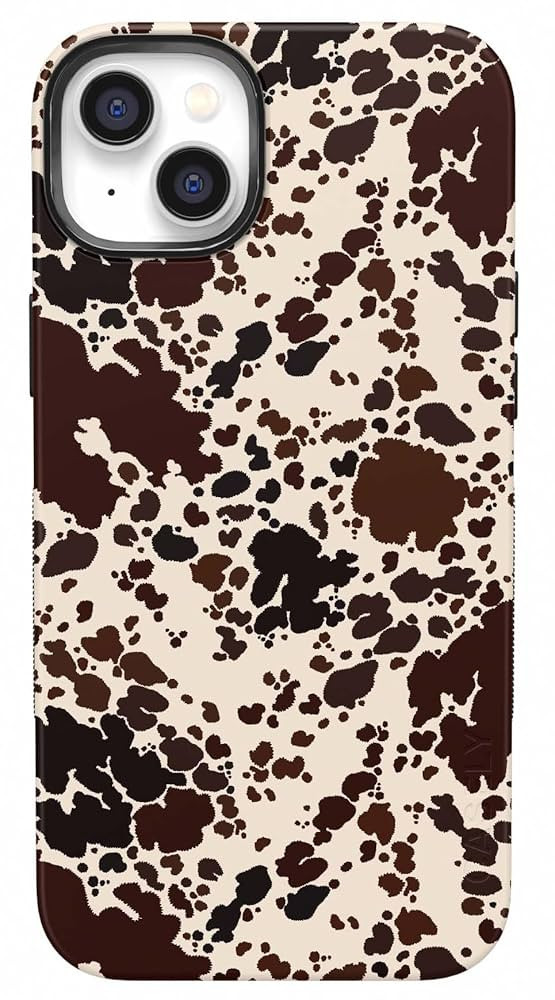 Casely iPhone 14 Case | Cowgirl Envy | Cow Print | Compatible with MagSafe | Bold Protective Desi... | Amazon (US)