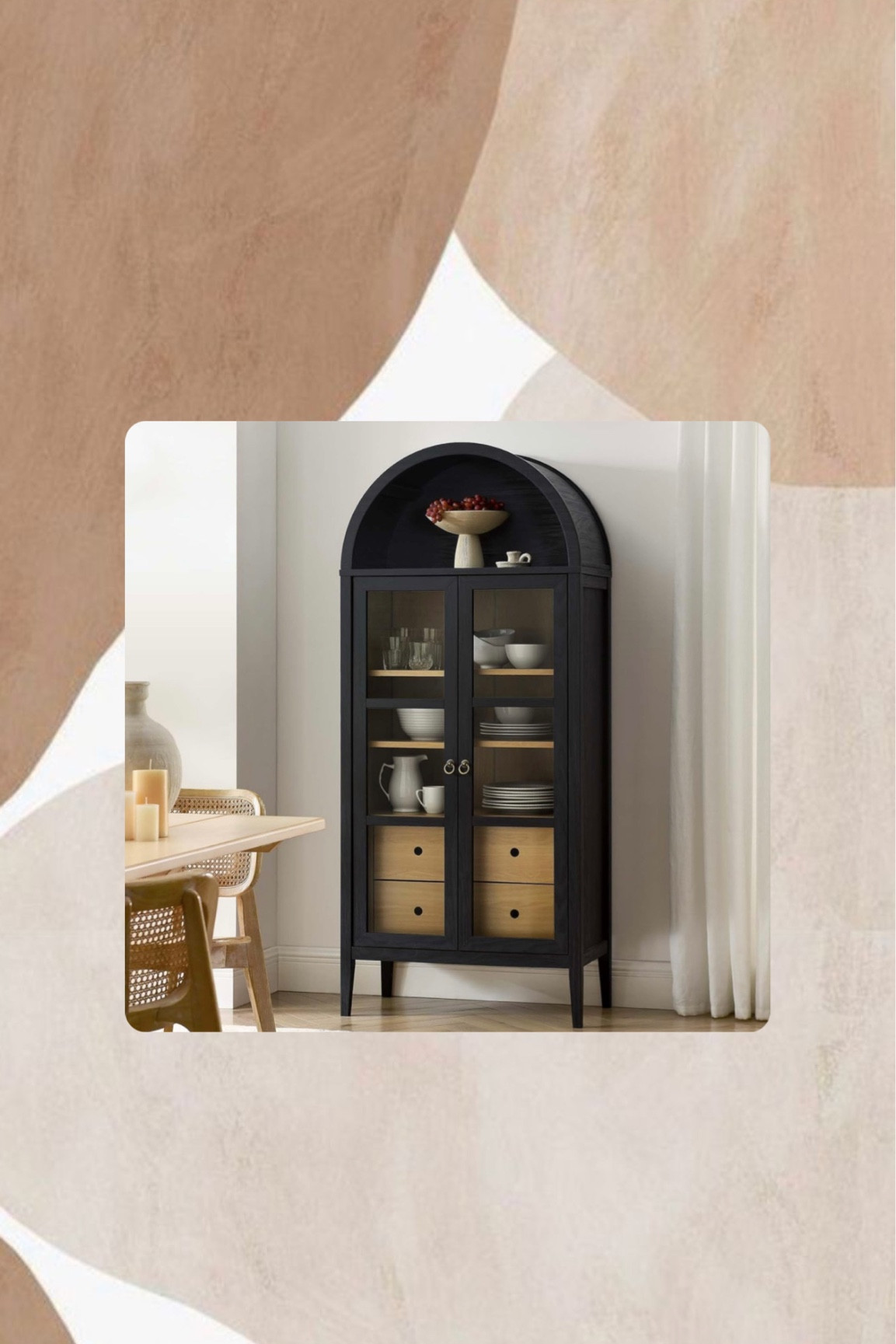 Trending black arch cabinet! 🖤

#LTKstyletip #LTKhome #LTKU