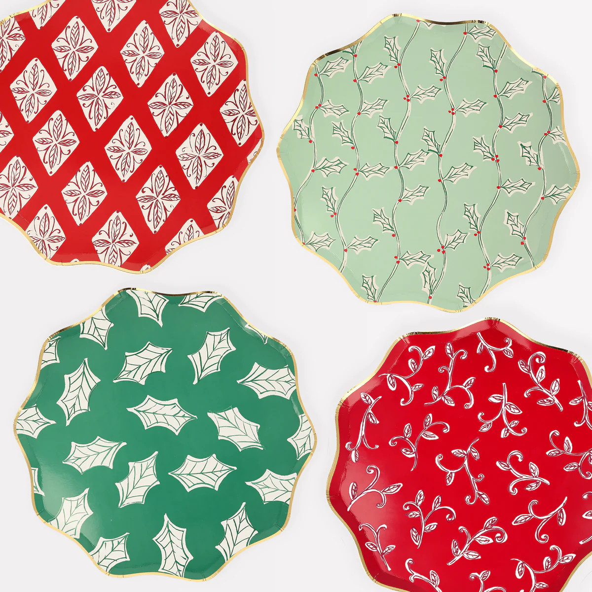 Block Print Dinner Plates (x 8) | Meri Meri