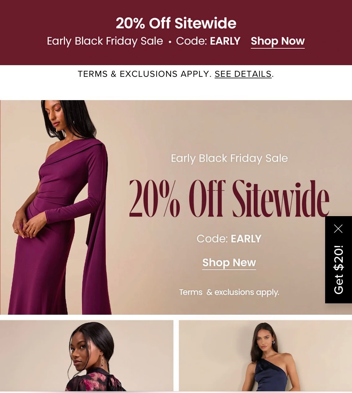 LULUs early Black Friday sale! 



#LTKFindsUnder100 #LTKSeasonal #LTKSaleAlert