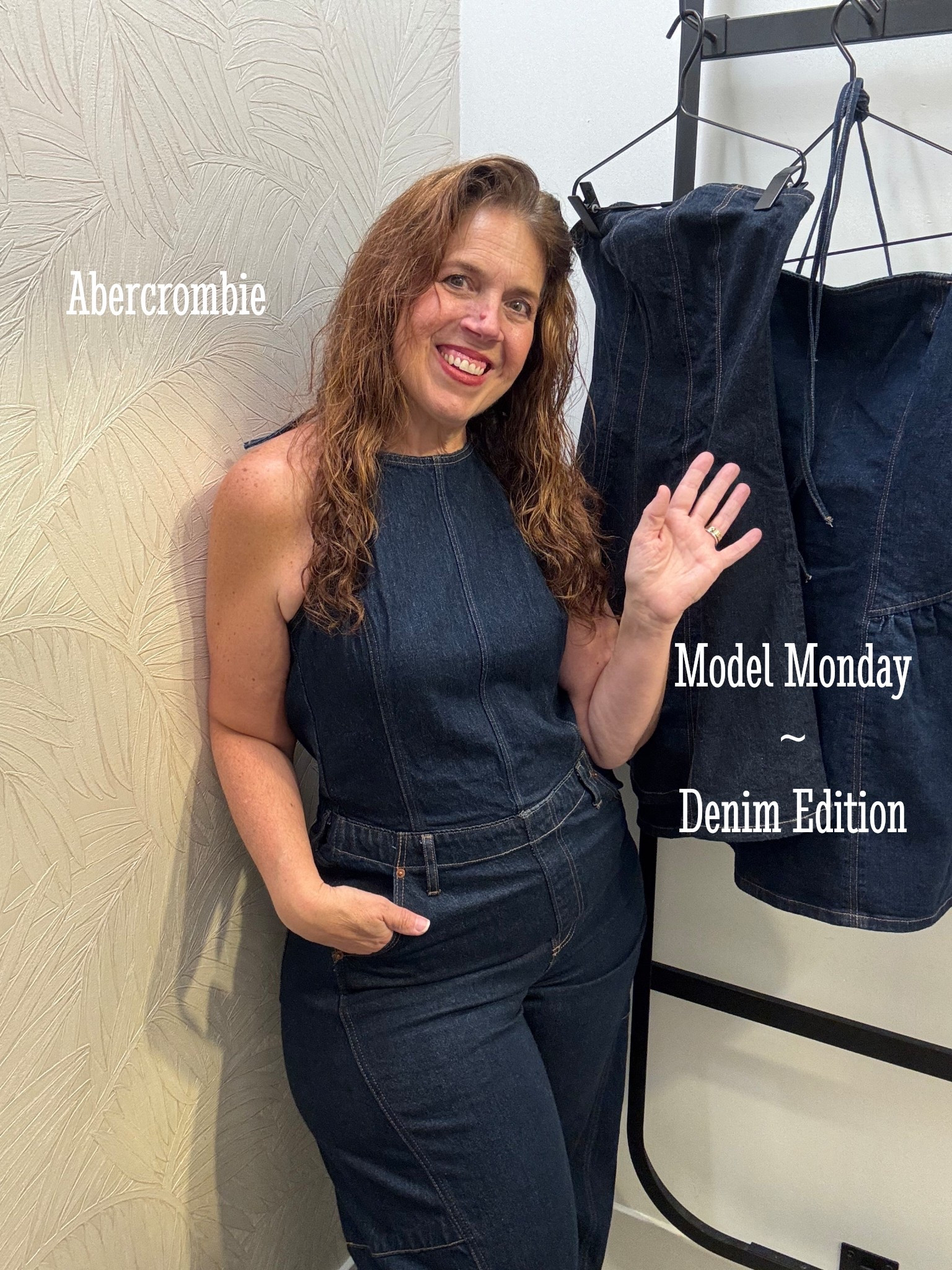 Model Monday ~ Denim Edition.

@Abercrombie did not disappoint.
This halter neck, barrel leg indigo denim jumpsuit will be a favorite for years. Original denim construction with some eye catching stitching as well. The two denim dresses and this jumpsuit made quite the trifecta! I was really loving these dark denim pieces and I bet you will too! #denimoutfits #denimjumpsuit

#LTKMidsize #LTKxMadewell #LTKxVICI