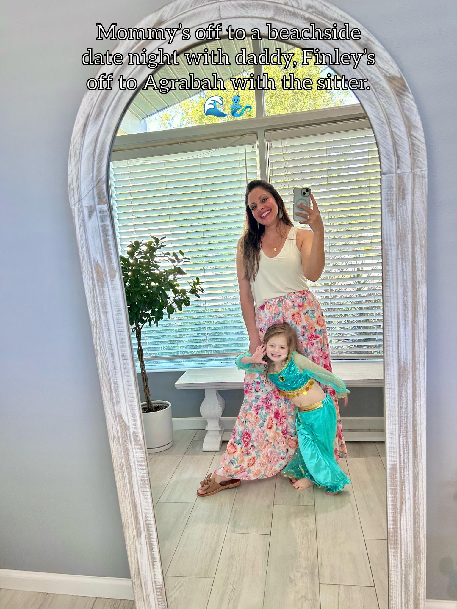 Beachside date night with Daddy for me, Jasmine dress-up with the sitter for Finley. Just a little mirror moment before sunset!

Shop our looks below!

#LTKFamily #BeachDateNight #MomStyle #ToddlerStyle #LTKOutfit #DressUpFun #MirrorMoment

#LTKFamily #LTKHome #LTKKids