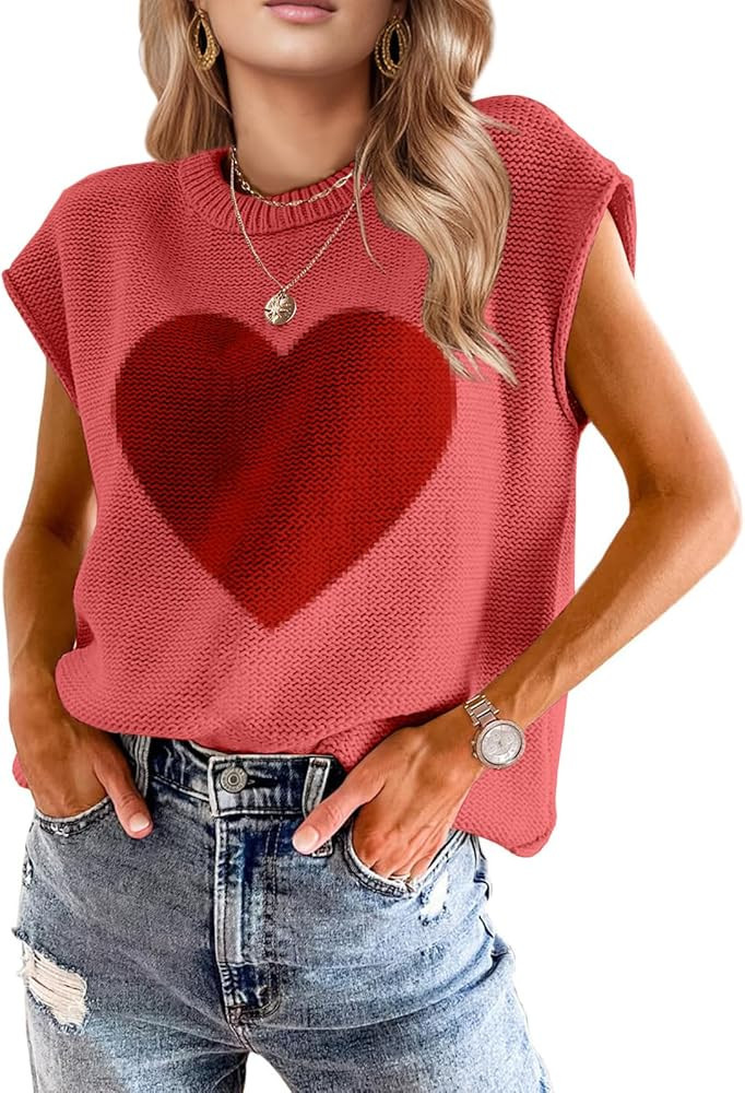 Womens Spring Fashion 2026 Tops Sweater Summer Trendy Western Vacation Casual Business Cap Sleeve... | Amazon (US)