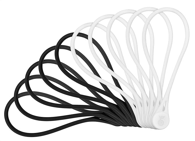 Cable Matters 10-Pack Ultra Strong Silicone Magnetic Cable Ties, Magnetic Cord Ties/ZipTies/Cord ... | Amazon (US)
