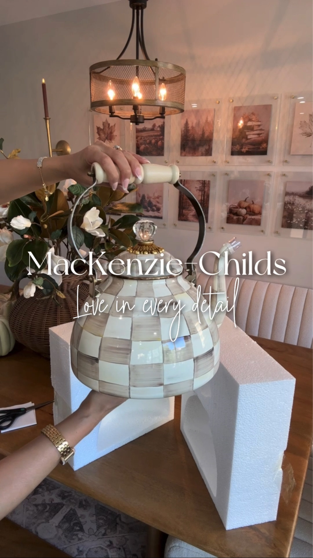 Mocha check kettle and check boards from @MackenzieChilds are such a beautiful addition that instantly elevated my kitchen. I love when something is both aesthetic and functional 🤎

#LTKHome #LTKGiftGuide #LTKHoliday