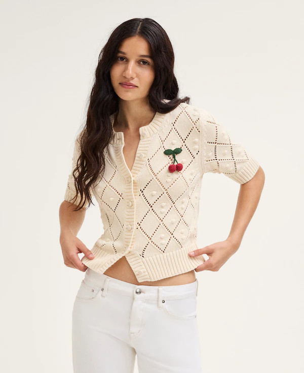 Bauble Pointelle-Stitch Cardigan | Madewell